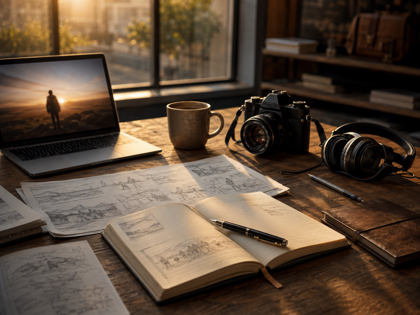Storyboard e materiali di produzione