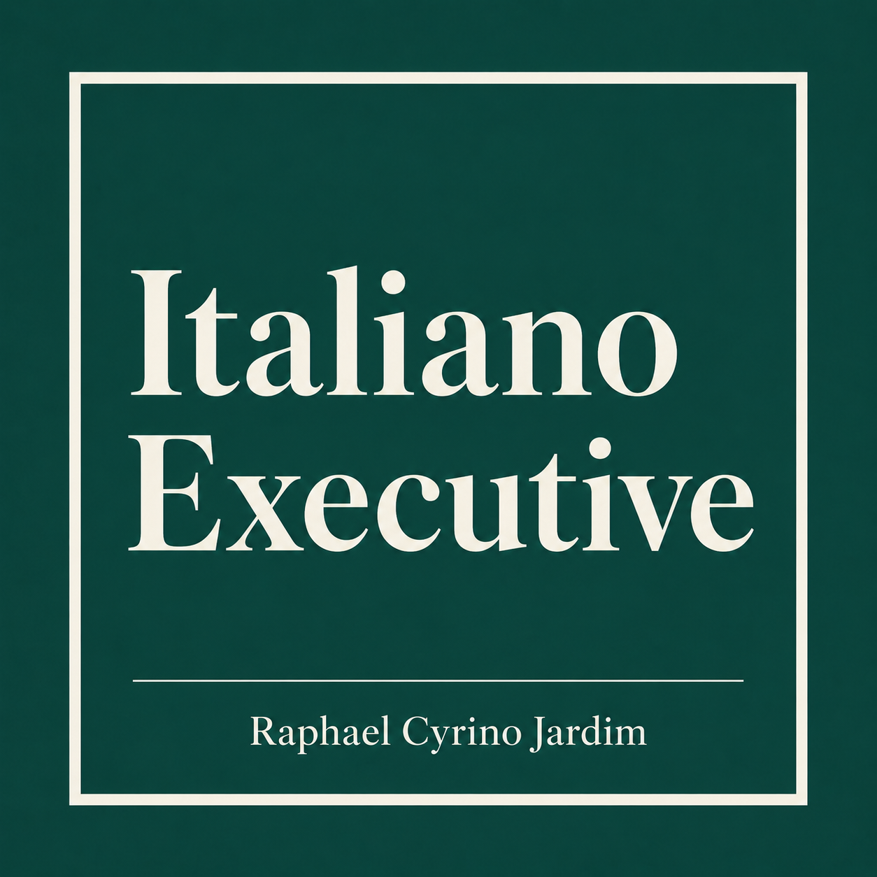 Logo elegante do produto Italiano Executive